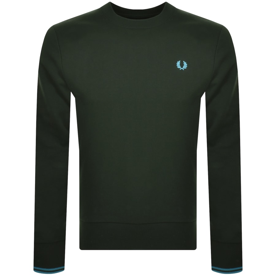 Green fred perry jumper 2025